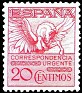 Spain 1929 Pegaso 20 CTS Rosa Edifil 454. 454. Subida por susofe